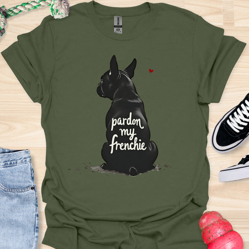 Pardon my frenchie - V4 - Stylish Back T-Shirt